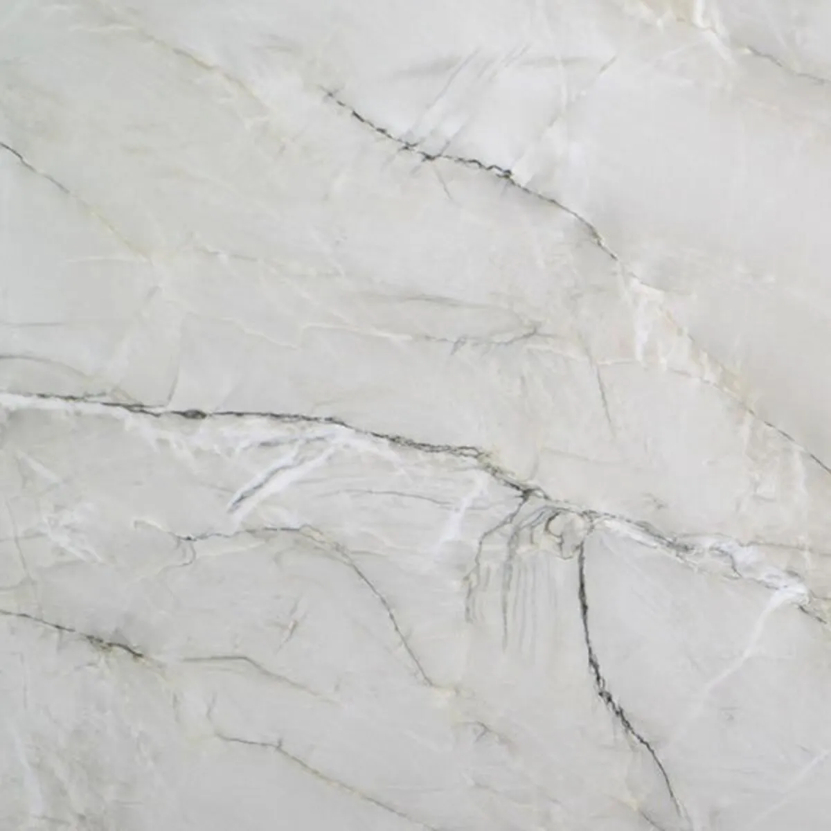 Closeup image of Bianco Superior White Quartzite countertop slab