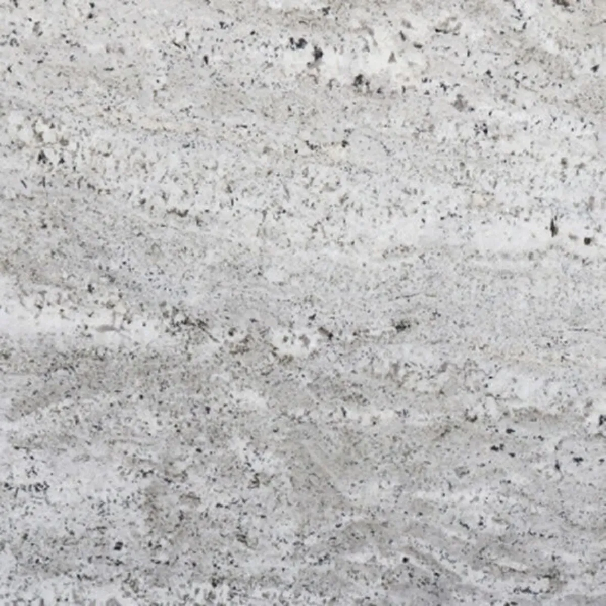 Closeup image of Biscotti White White Granite countertop slab