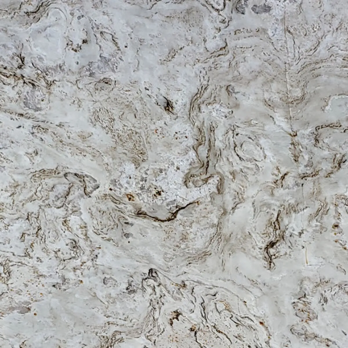 Closeup image of Branco Formoso Cream Marble countertop slab