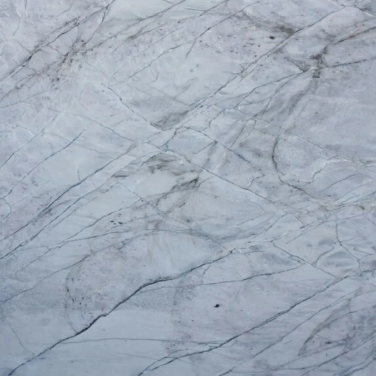Closeup image of Cobalt Blue White Quartzite countertop slab