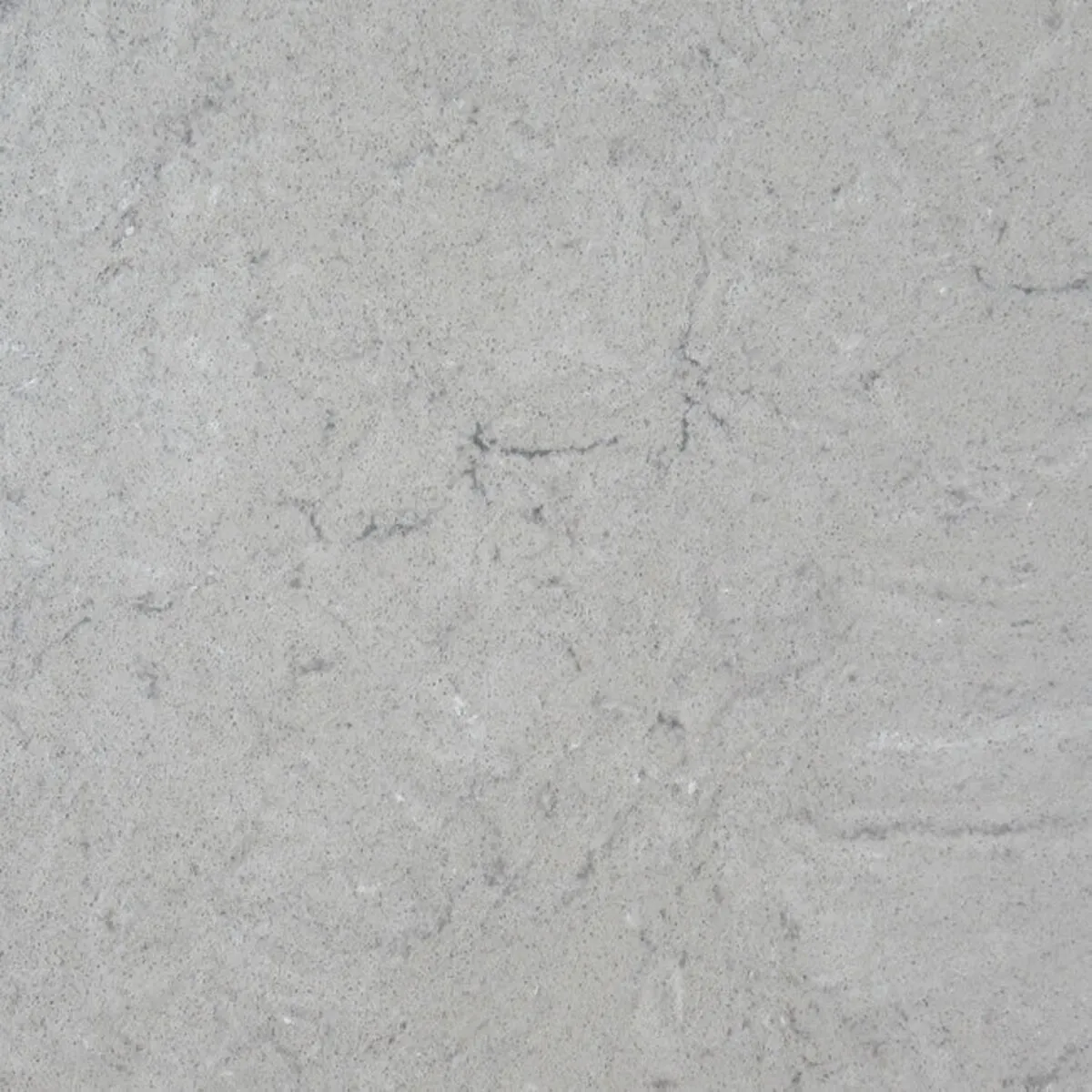 Closeup image of Aggranite Quartz Dust Bowl Grey Quartz countertop slab