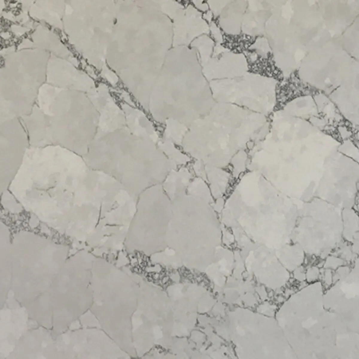 Closeup image of Aggranite Quartz Fantastic Grey Cream Quartz countertop slab