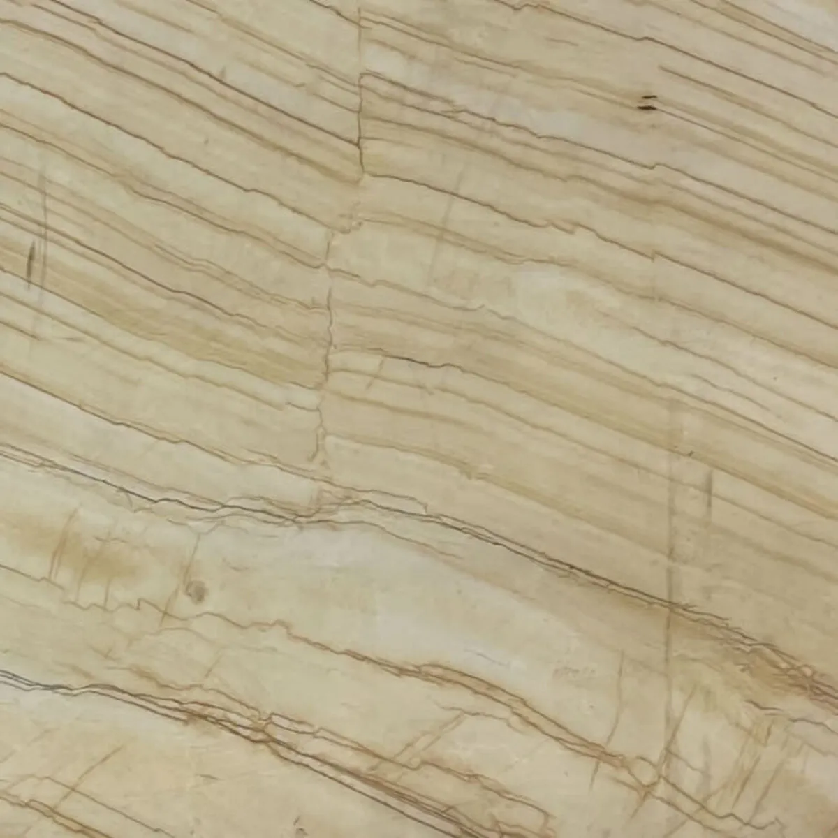 Closeup image of Gold Macaubas Beige Quartzite countertop slab