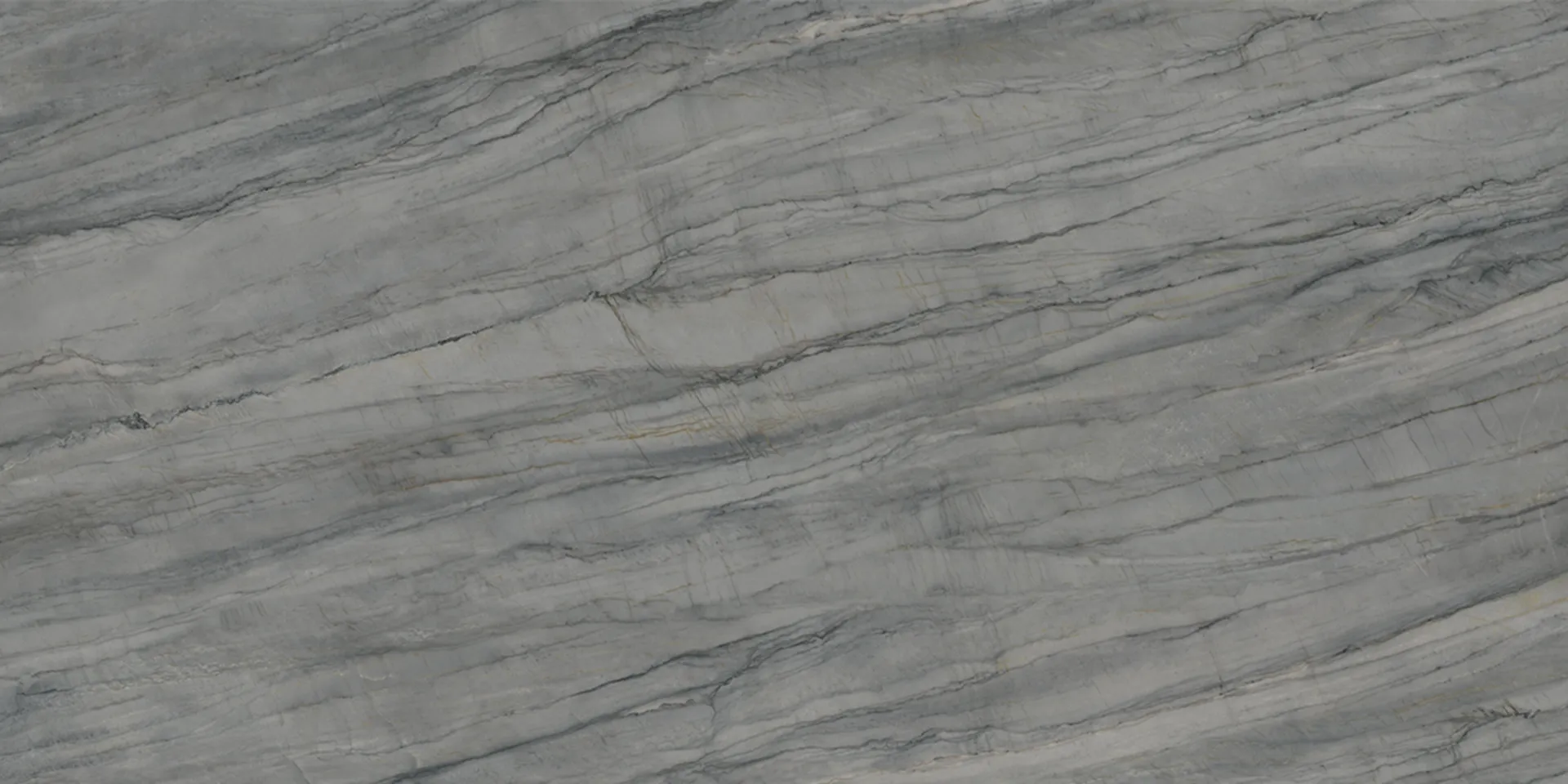 Closeup image of Aggranite Porcelain Iris Maestro Platinum Grey Grey Porcelain countertop slab