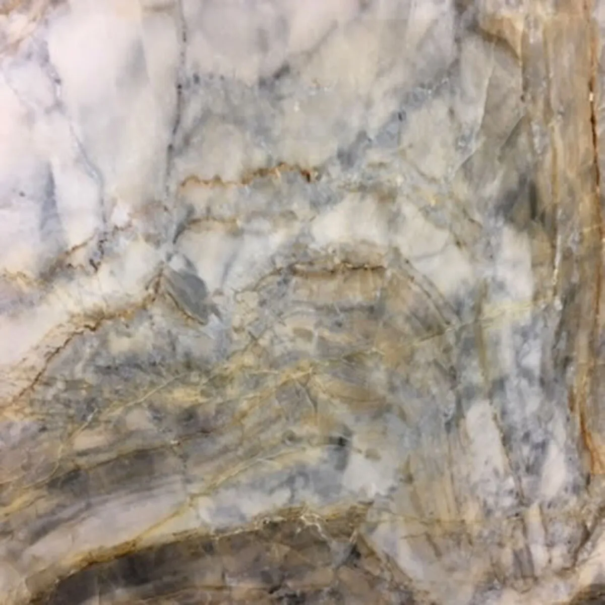 Closeup image of Fusion Grey Marble countertop slab