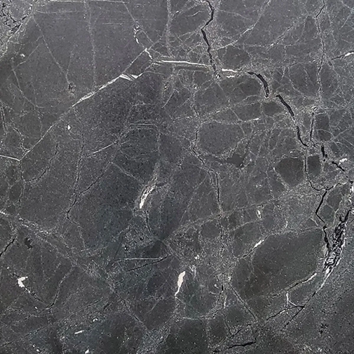 Closeup image of Negresco Black Quartzite countertop slab