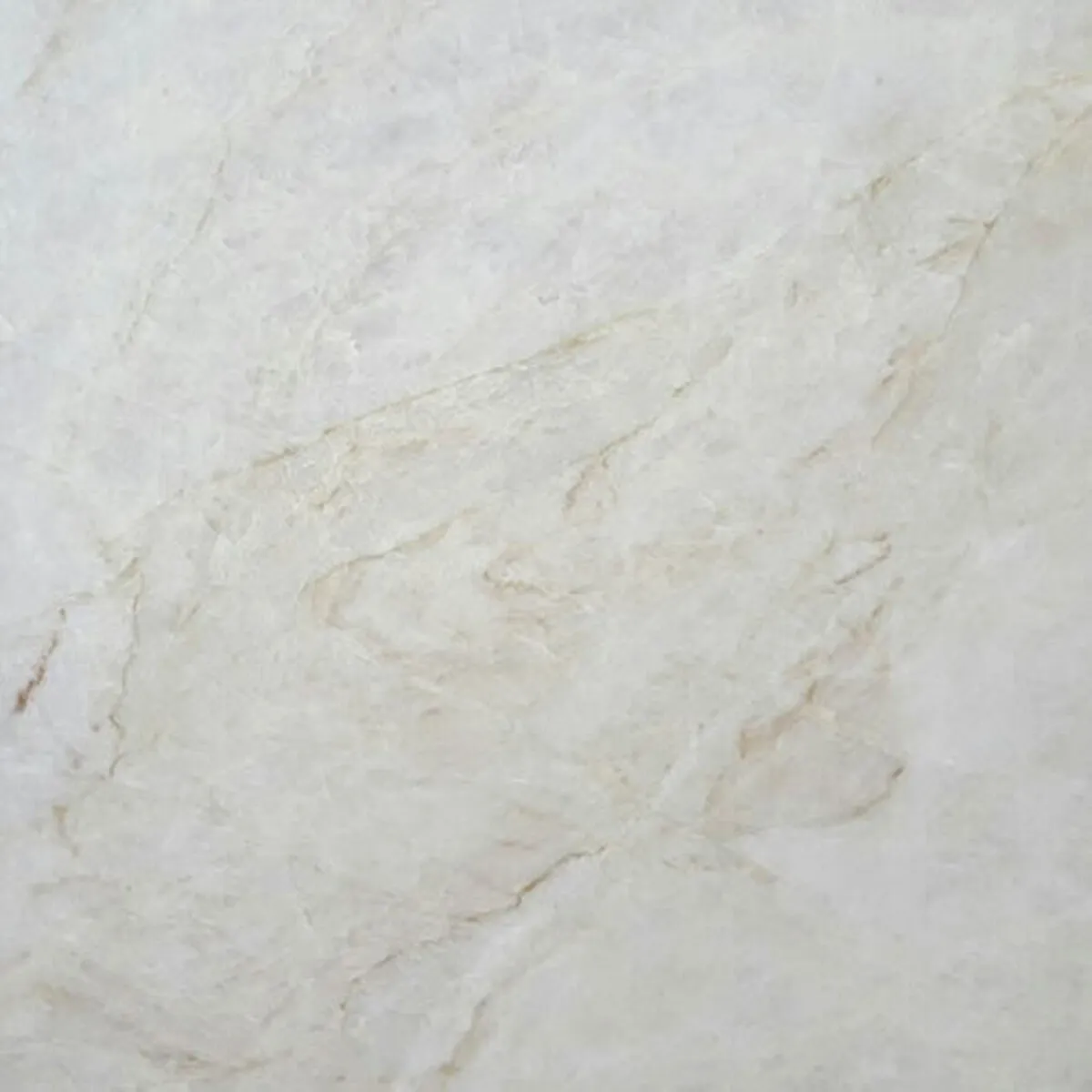 Closeup image of Perla Venato Cream Quartzite countertop slab