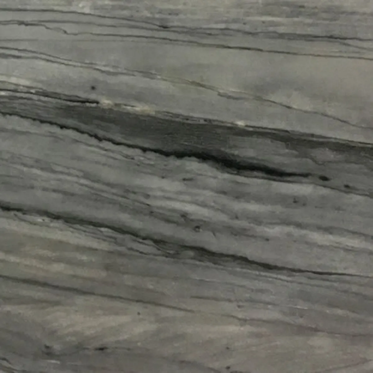 Closeup image of Platinum Grey Quartzite countertop slab
