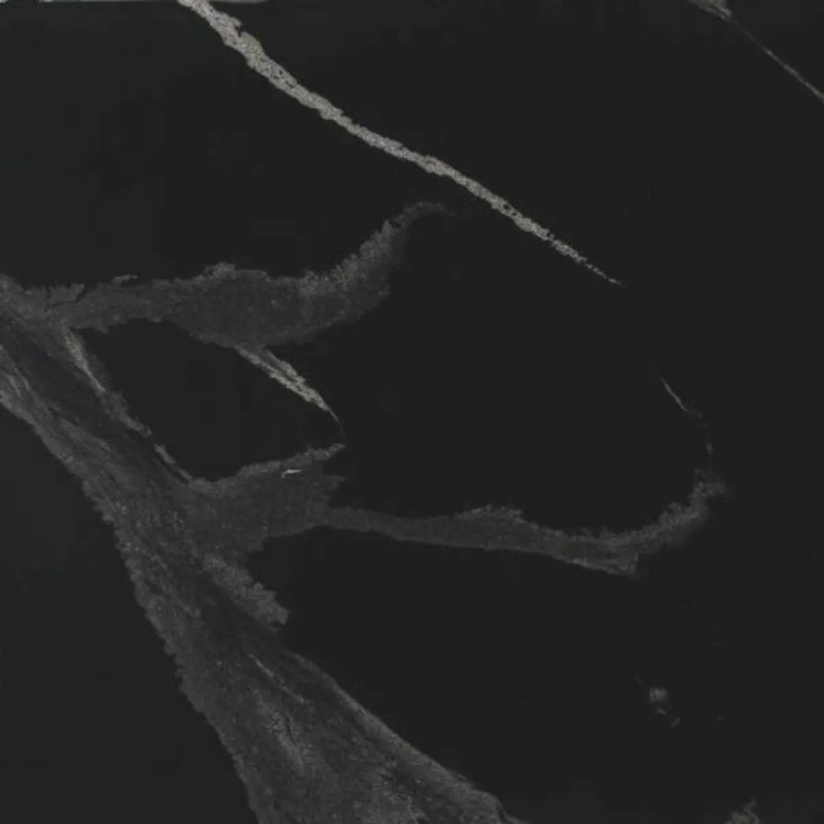 Closeup image of Python Black Black Granite countertop slab