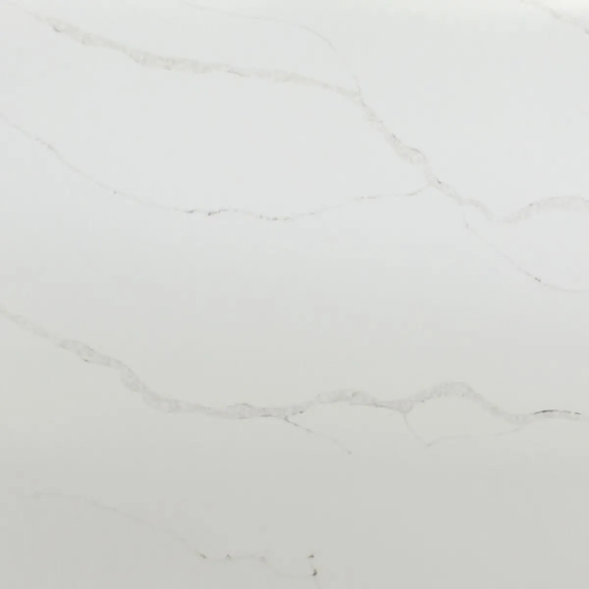 Closeup image of Aggranite Quartz Shadow Gold White Quartz countertop slab