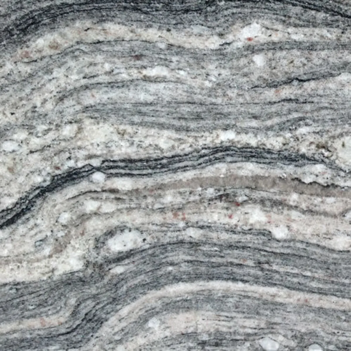 Closeup image of Vanilla Grey Granite countertop slab