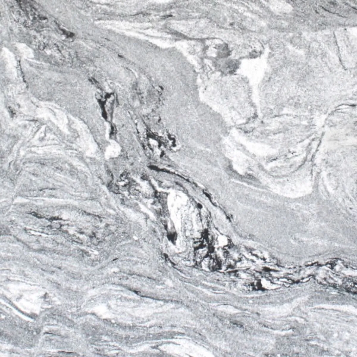 Closeup image of Viscont White Grey Granite countertop slab