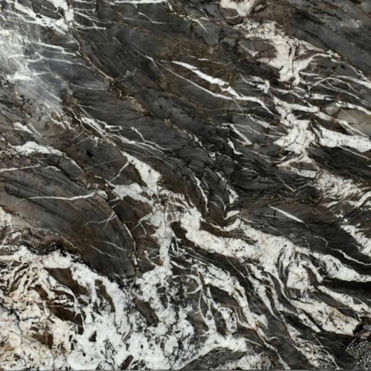Closeup image of Vittara Crystal Grey Quartzite countertop slab