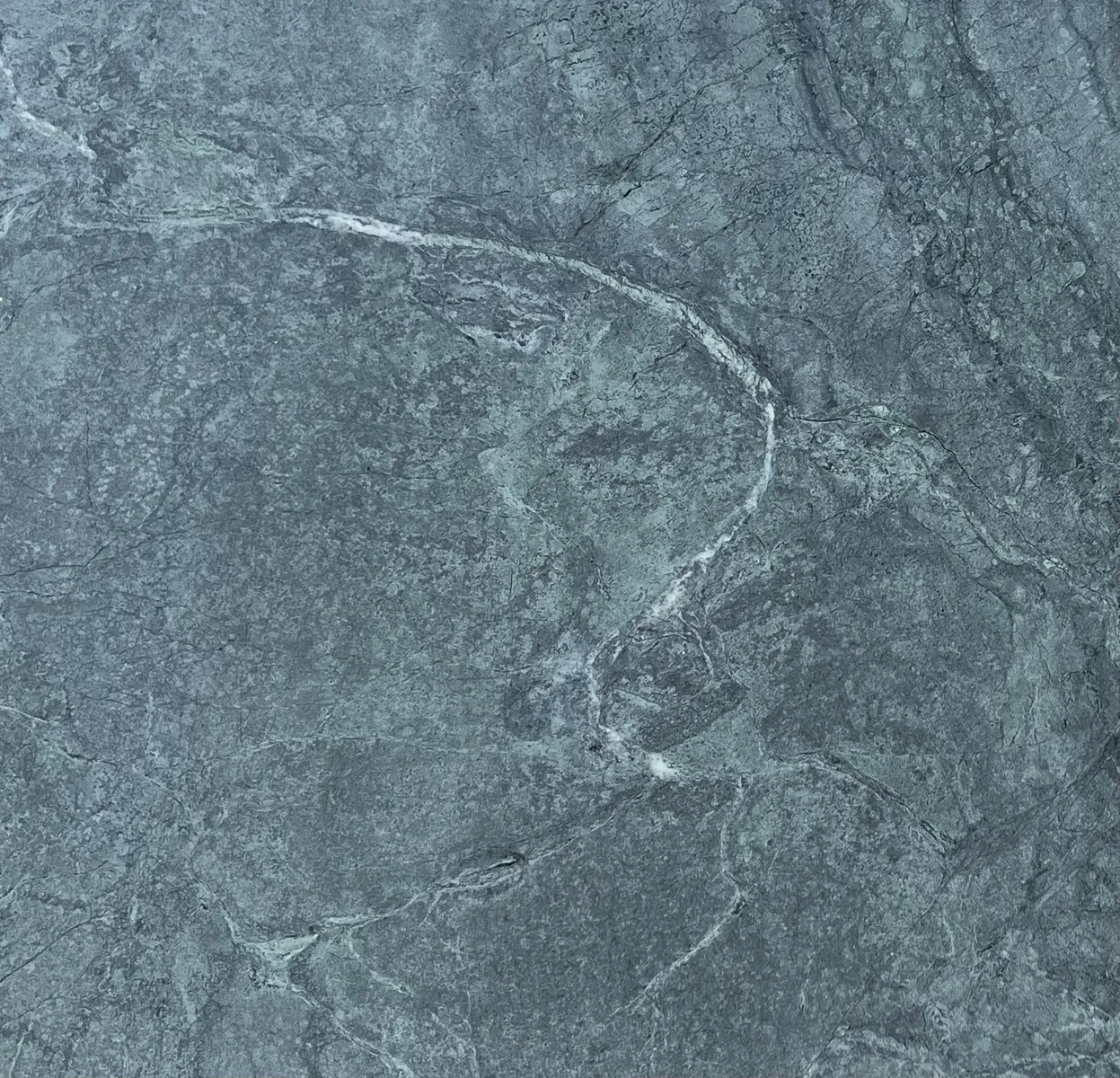 Closeup image of Black Soapstone Green Soapstone countertop slab