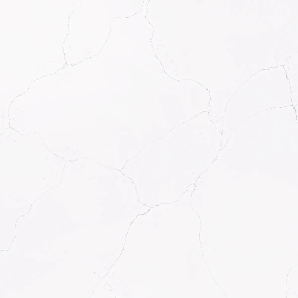 Closeup image of Viatera Cassiopeia White Quartz countertop slab