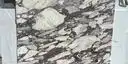 Image of installed Calacatta Viola White Marble countertops