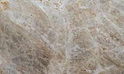 Closeup image of Mohave Beige Quartzite countertop slab