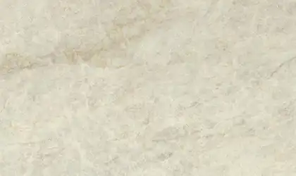 Closeup image of Viatera Taj Duna Cream Quartz countertop slab