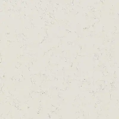 Image of installed ONE Quartz Surfaces Niagara White Quartz countertops