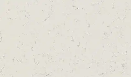 Image of installed ONE Quartz Surfaces Niagara White Quartz countertops