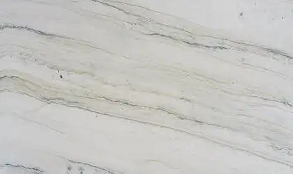 Closeup image of Sereno Cream Quartzite countertop slab Stone Countertop