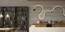 Image of installed ONE Quartz Surfaces Calacatta Aurora White Quartz countertops