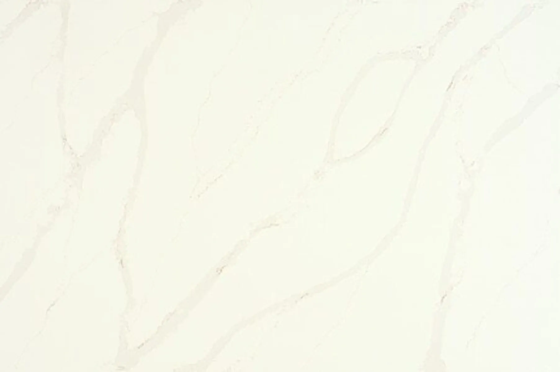 Image of installed ONE Quartz Surfaces Calacatta Alabaster Cream Quartz countertops