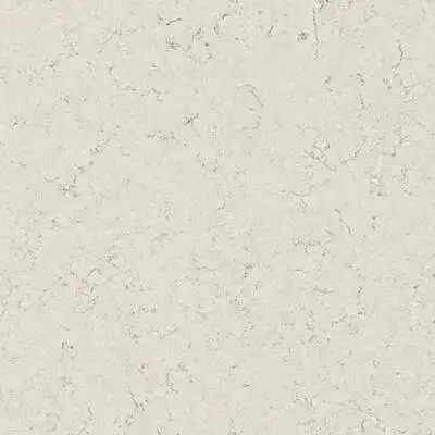 Image of installed ONE Quartz Surfaces Rocky Mountain Cream Quartz countertops