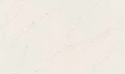 Image of installed ONE Quartz Surfaces Calacatta Villa Cream Quartz countertops