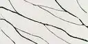Image of installed ONE Quartz Surfaces Calacatta Bolt White Quartz countertops