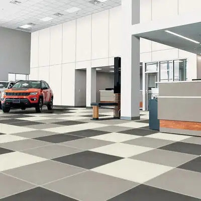 Image of installed Panoramic Porcelain Surfaces Manor White White Porcelain countertops