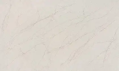 Image of installed ONE Quartz Surfaces Chateau Cream Quartz countertops