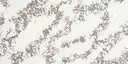 Closeup image of ONE Quartz Surfaces Arctic Arabescato White Quartz countertop slab