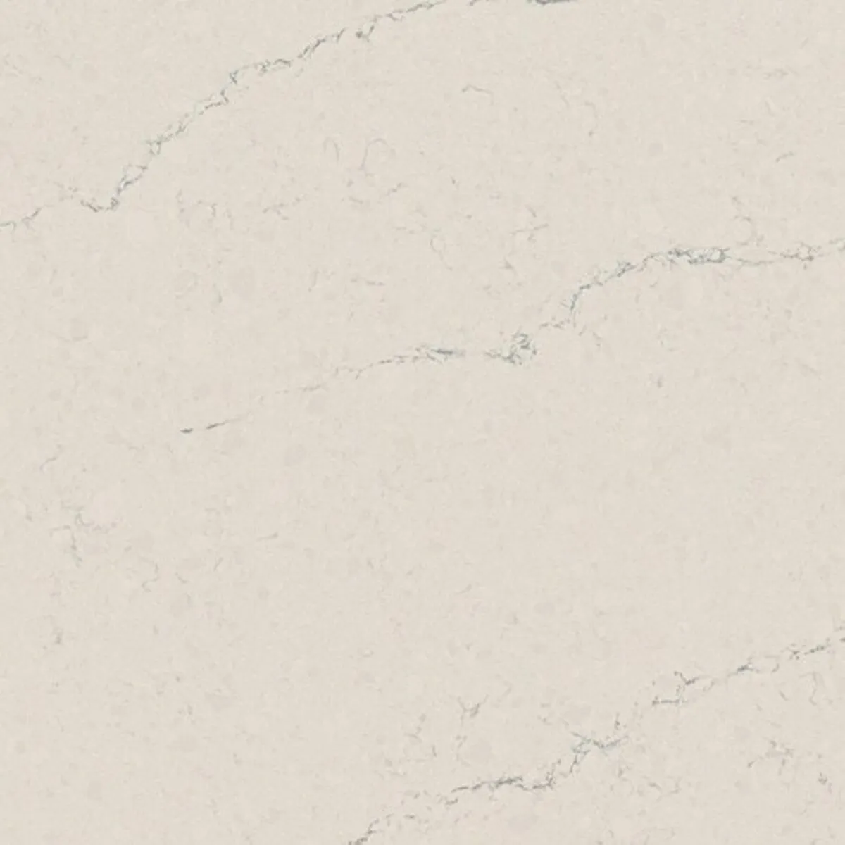 Image of installed ONE Quartz Surfaces Carrara Veil Cream Quartz countertops