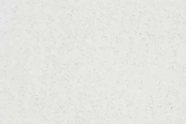 Image of installed ONE Quartz Surfaces Kodiak White Quartz countertops