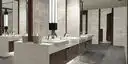 Image of installed ONE Quartz Surfaces Kodiak White Quartz countertops