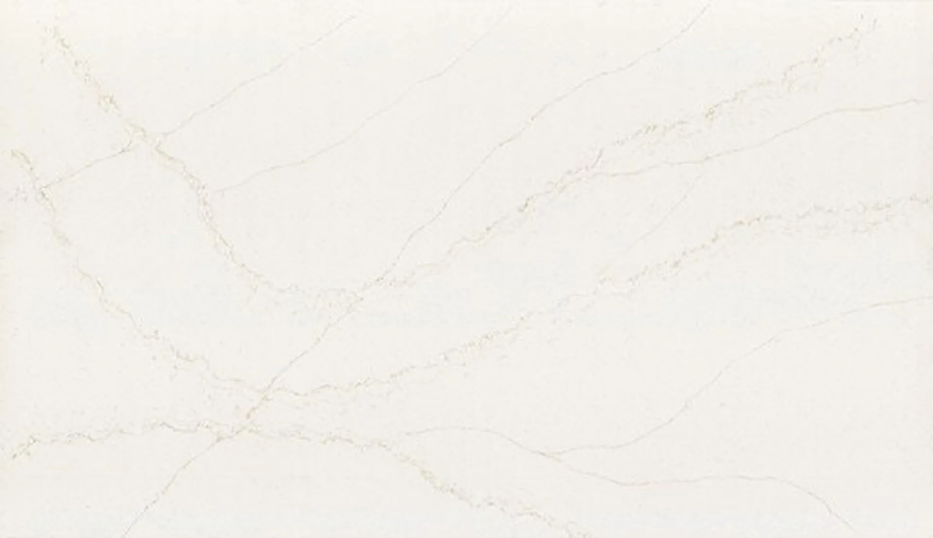Image of installed ONE Quartz Surfaces Valor Gold White Quartz countertops