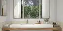 Image of installed ONE Quartz Surfaces Outer Banks Cream Quartz countertops