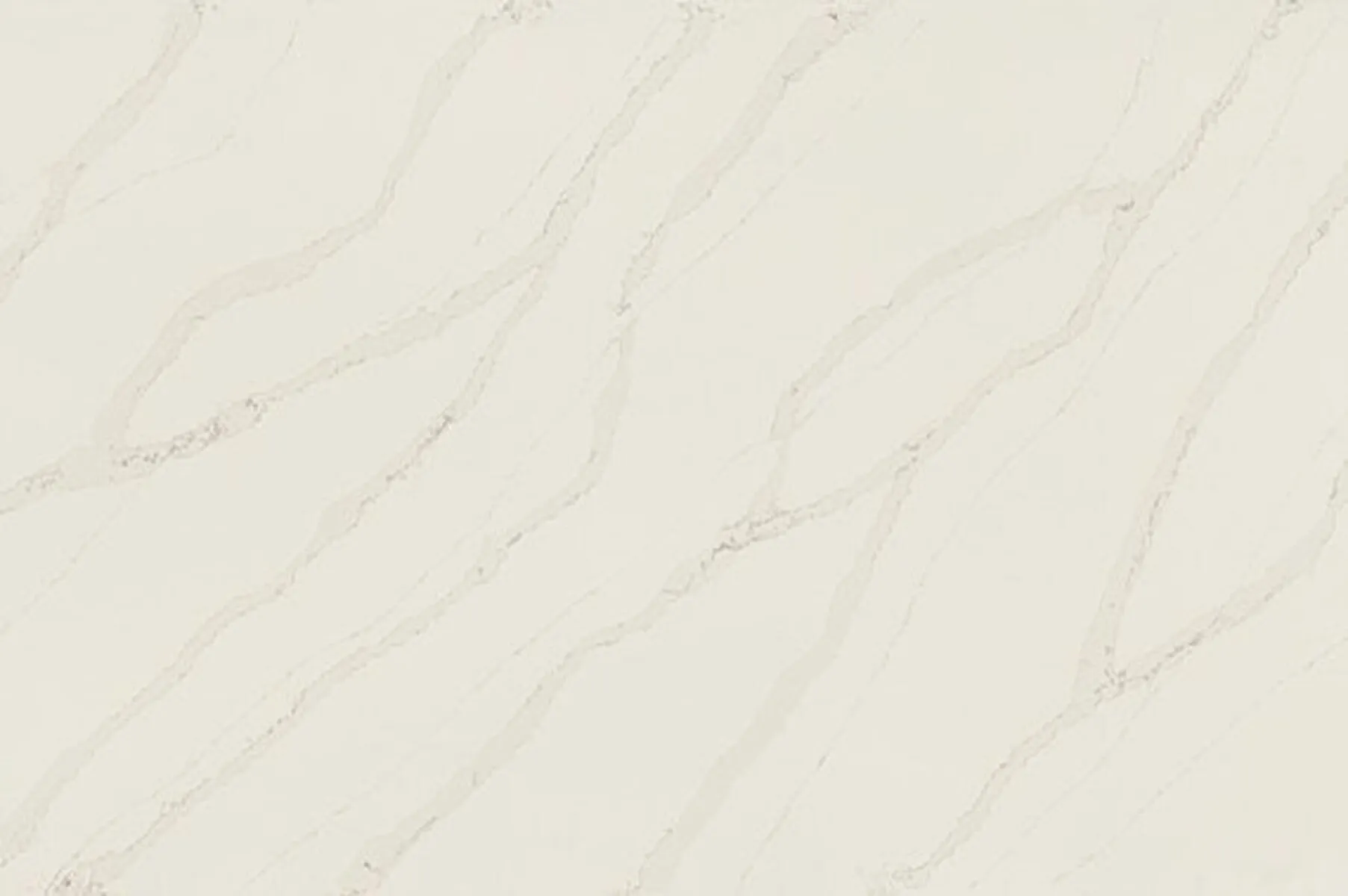 Image of installed ONE Quartz Surfaces Patriotic Calacatta White Quartz countertops