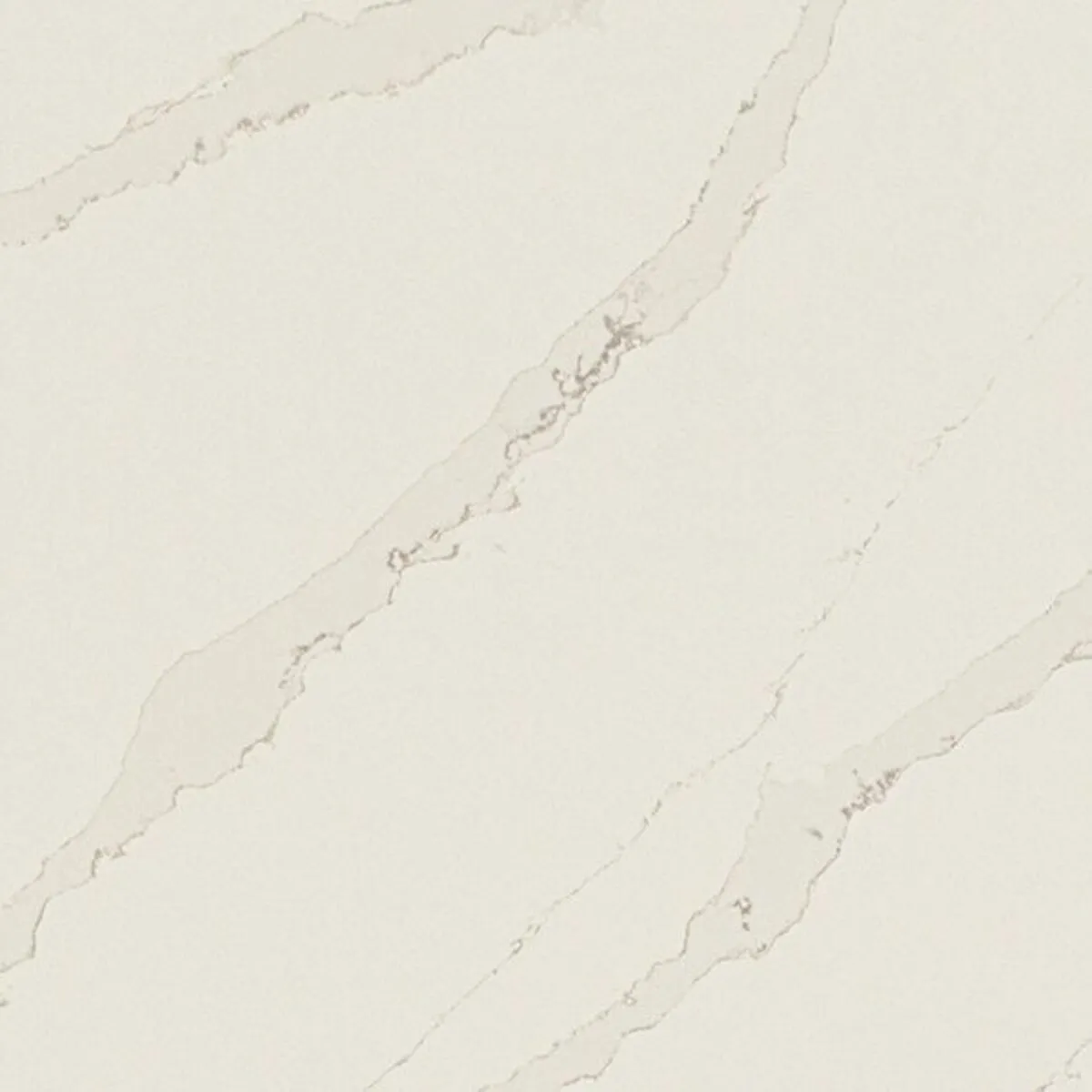 Image of installed ONE Quartz Surfaces Patriotic Calacatta White Quartz countertops
