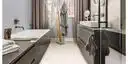 Image of installed Panoramic Porcelain Surfaces Belmont Terrace Beige Porcelain countertops