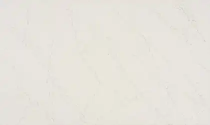 Image of installed ONE Quartz Surfaces Liberty Gold Cream Quartz countertops