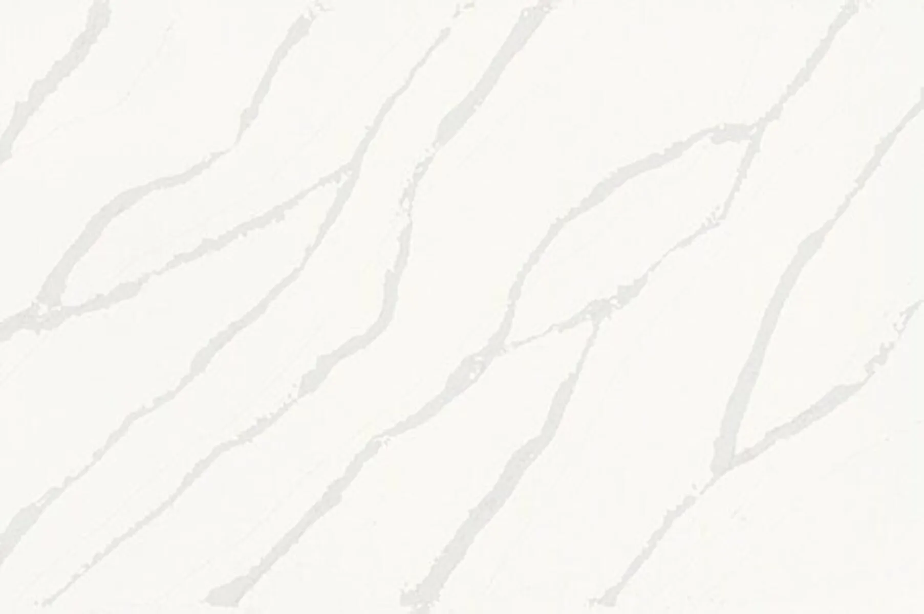 Image of installed ONE Quartz Surfaces Independence Calacatta White Quartz countertops