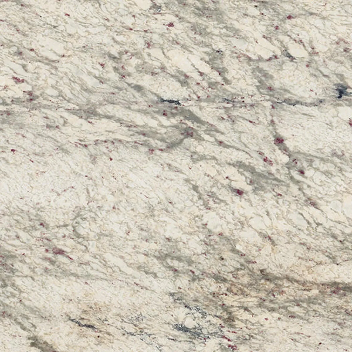 Image of installed White Antico Cream Granite countertops