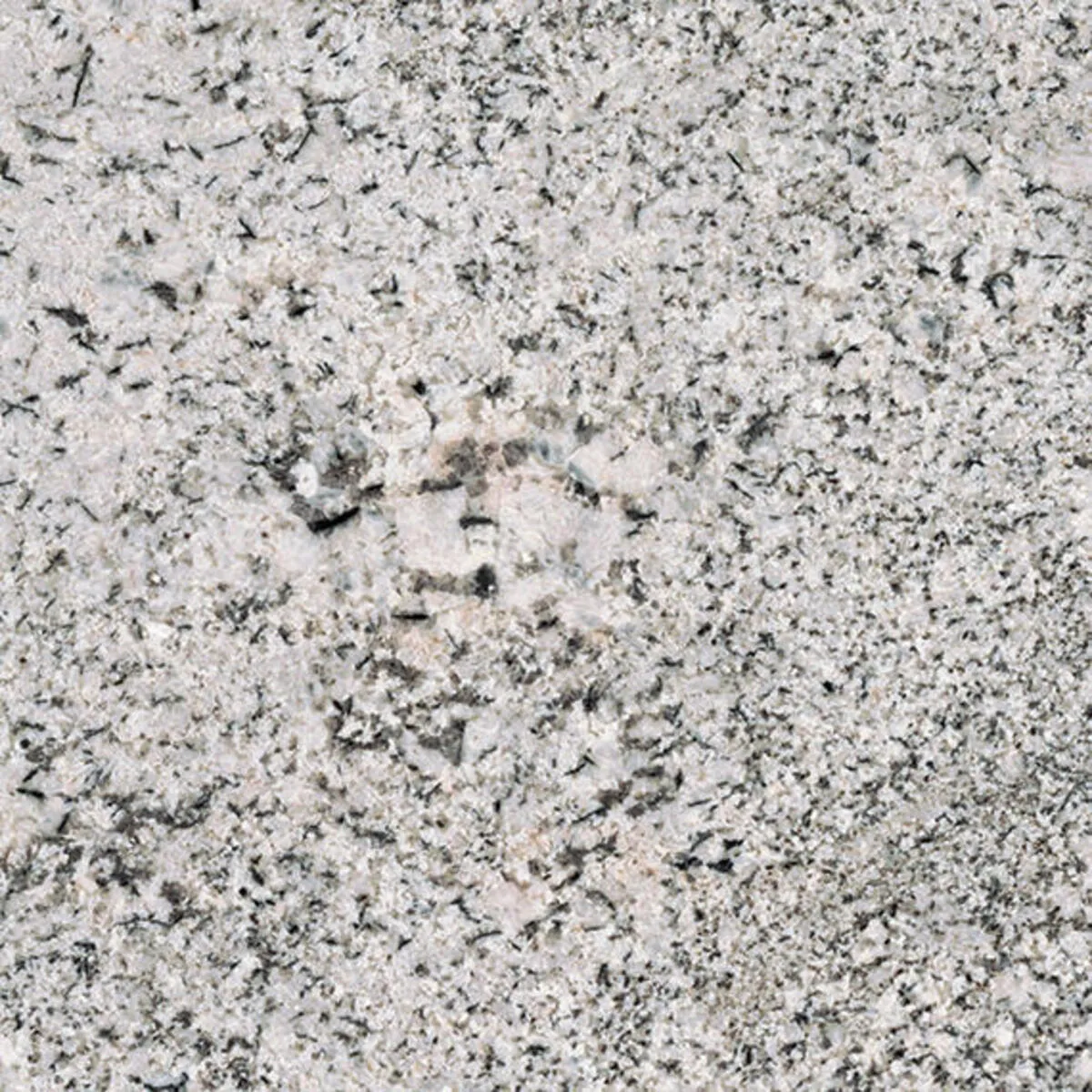 Image of installed Saddle White Grey Granite countertops