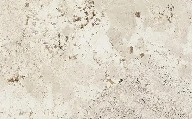 Closeup image of Adonis White Cream Granite countertop slab