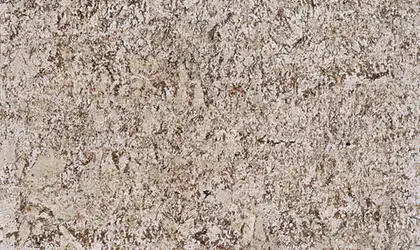 Image of installed Bianco Antico Beige Granite countertops