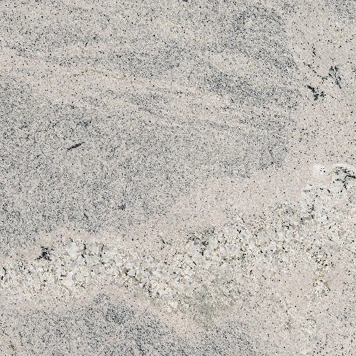 Image of installed Himalaya White Grey Granite countertops