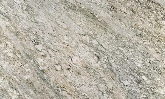 Closeup image of Kempton Park Grey Granite countertop slab