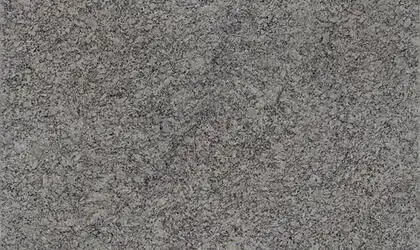 Closeup image of Ashen White Grey Granite countertop slab